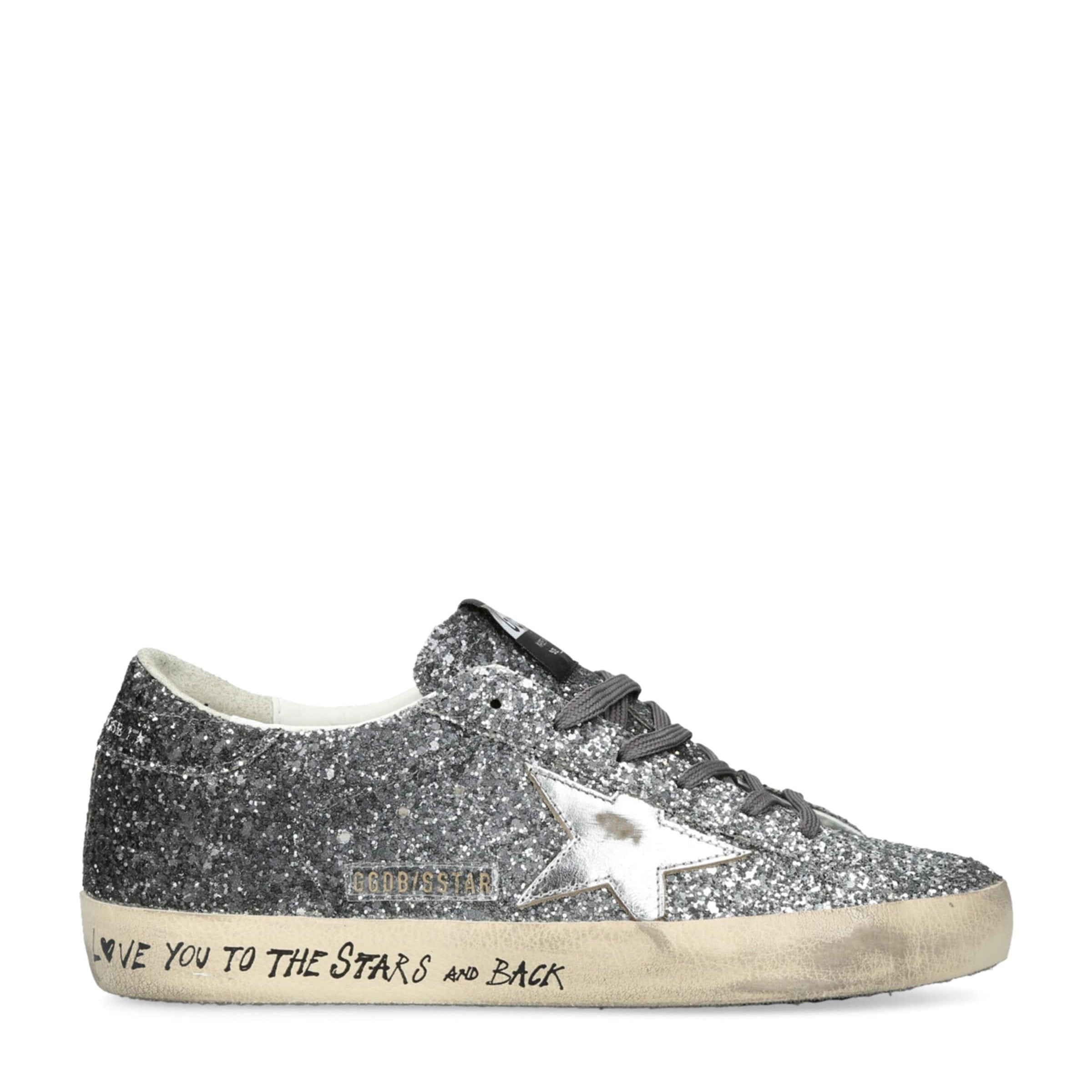 Glitter Super-Star Sneakers SILVER