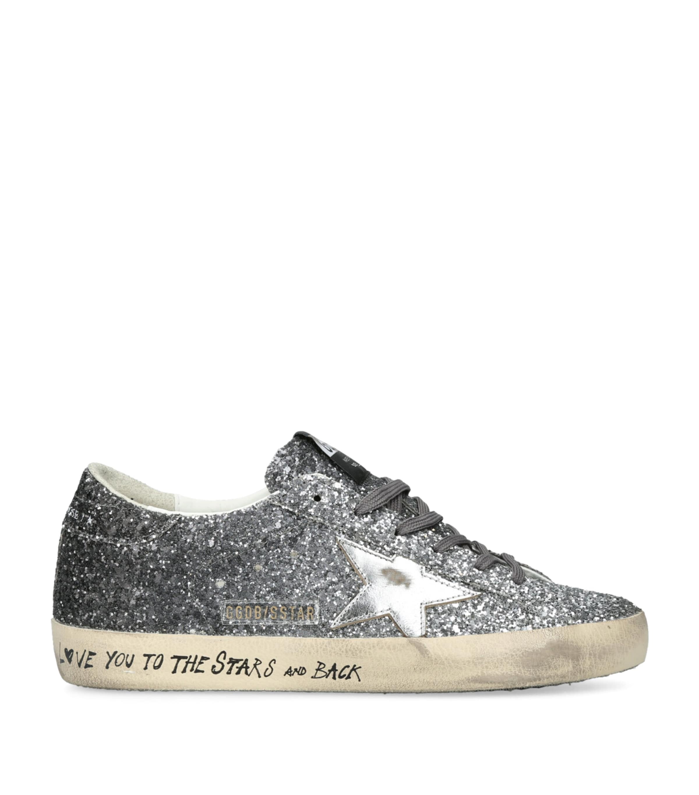 Glitter Super-Star Sneakers SILVER