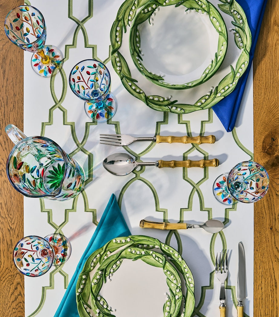 Set of Crystal Wine Glasses