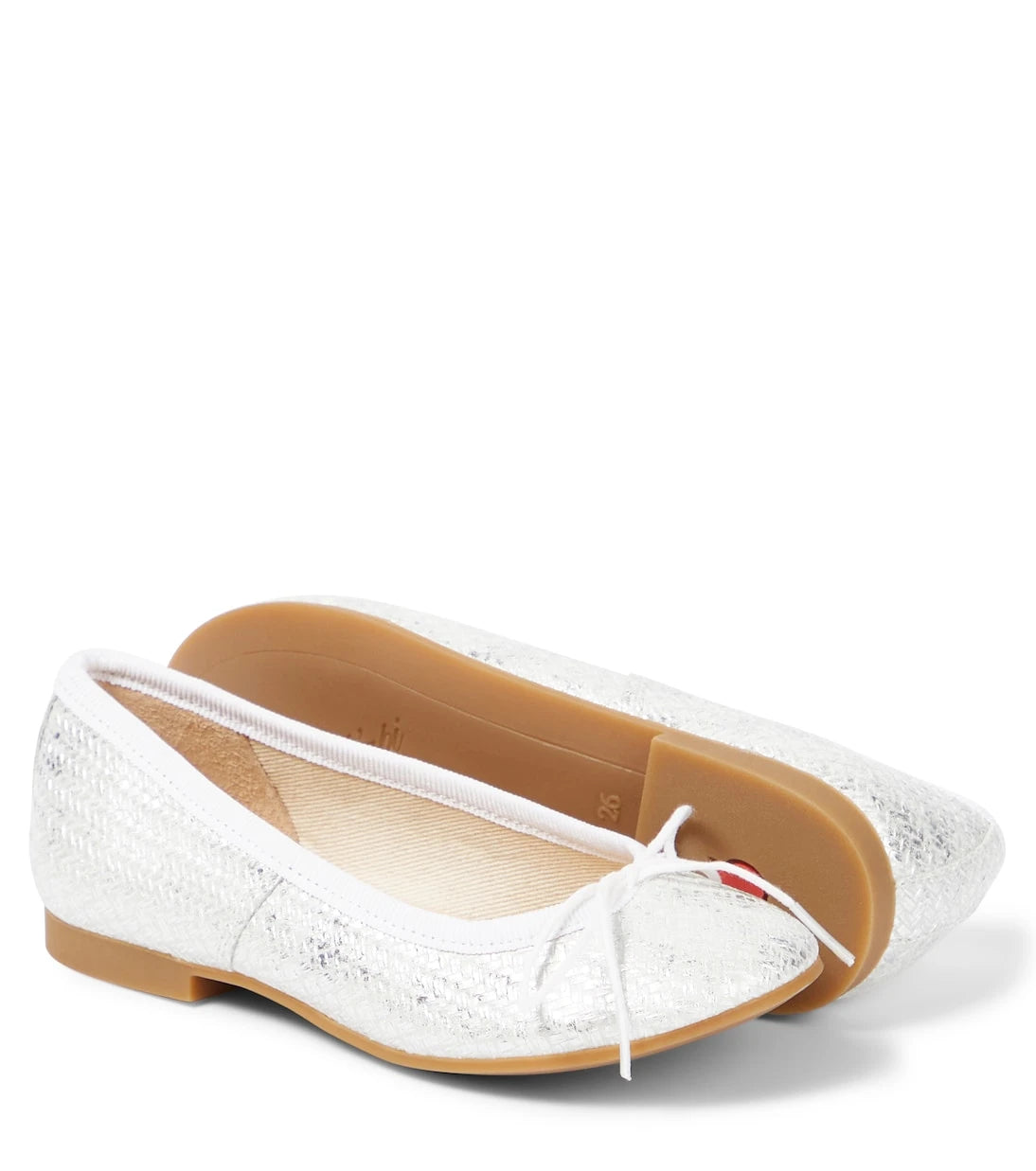Pom d'Api - Dory metallic leather ballet flats