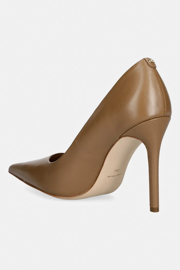 MICHAEL Michael Kors обувки с ток от кожа Elyse High Pump