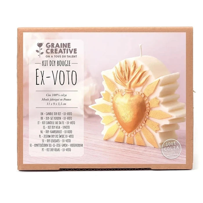 Graine Creative Ex Voto Kendin Yap Mum Seti 25 x 9 x 5,8 cm