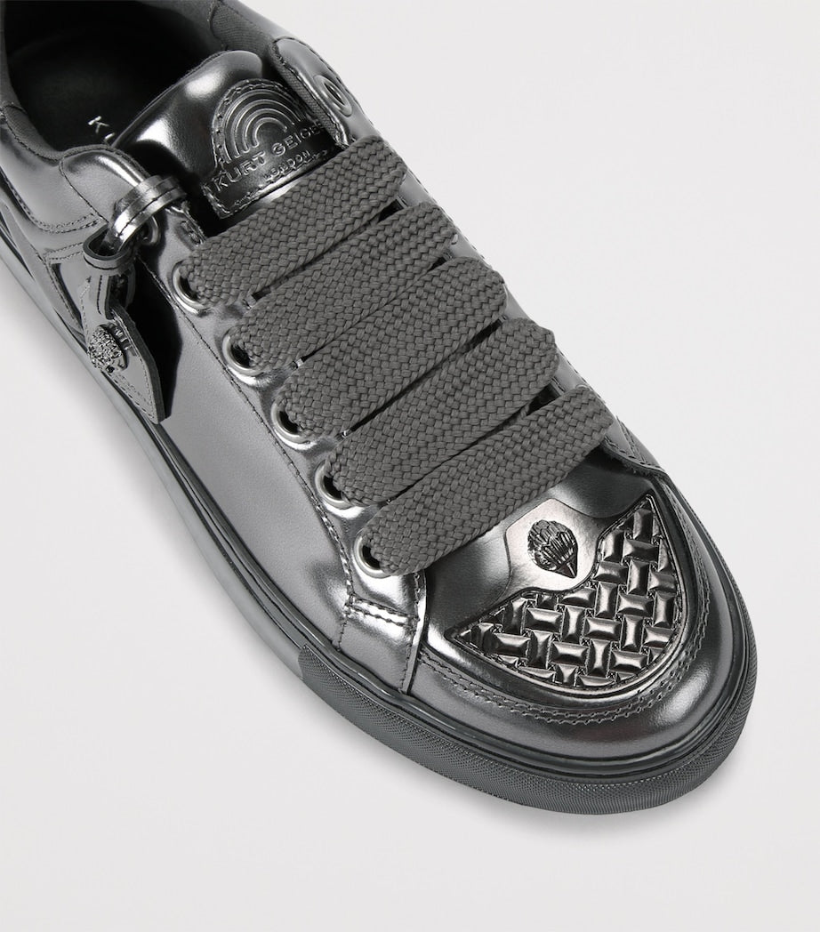 Metallic Leather Southbank Tag Sneakers