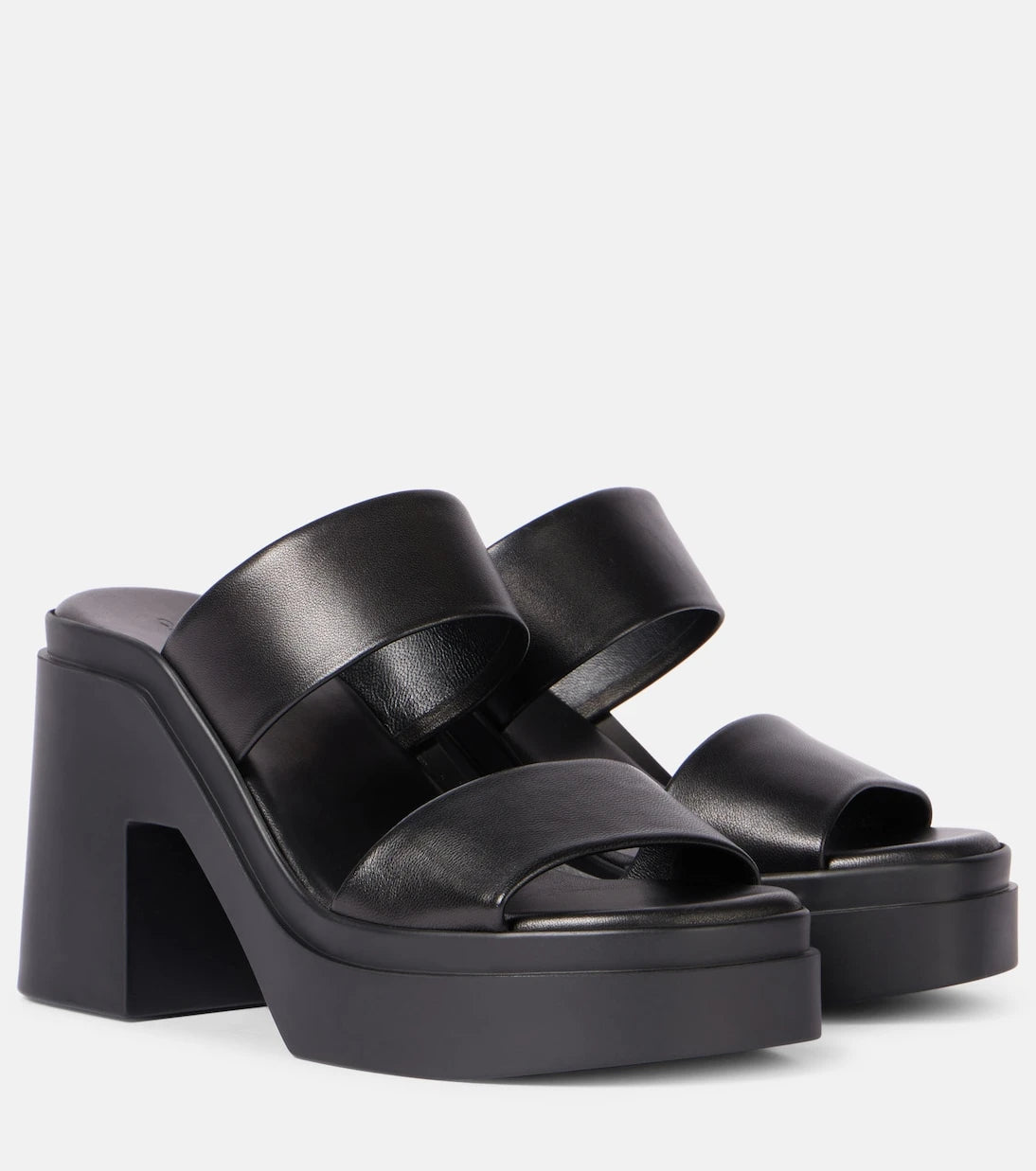 Clergerie - Next 110 leather platform mules