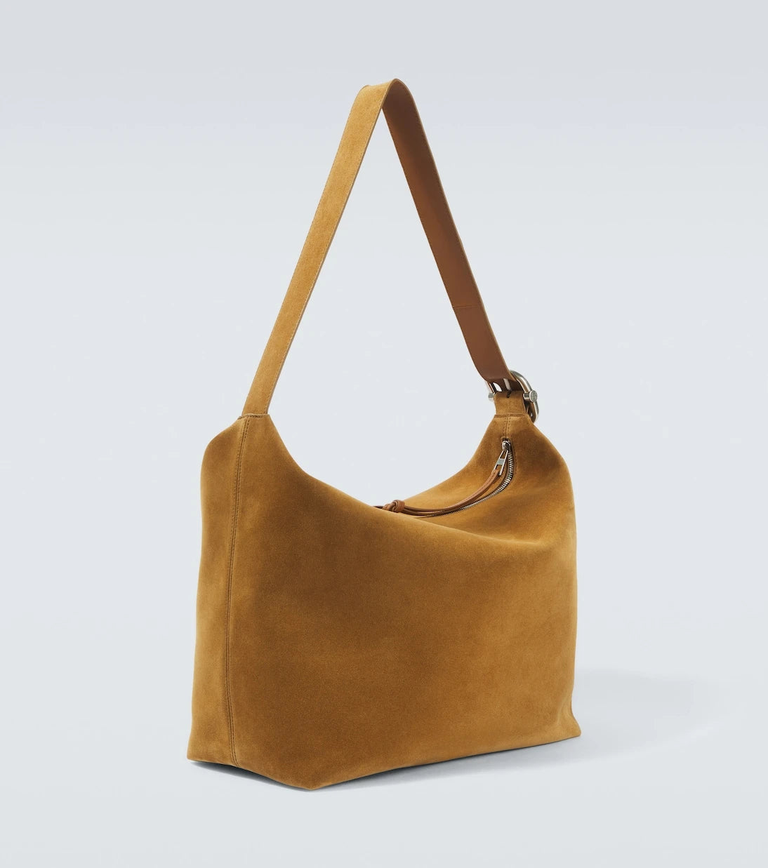Loewe - Loop Large suede shoulder bag