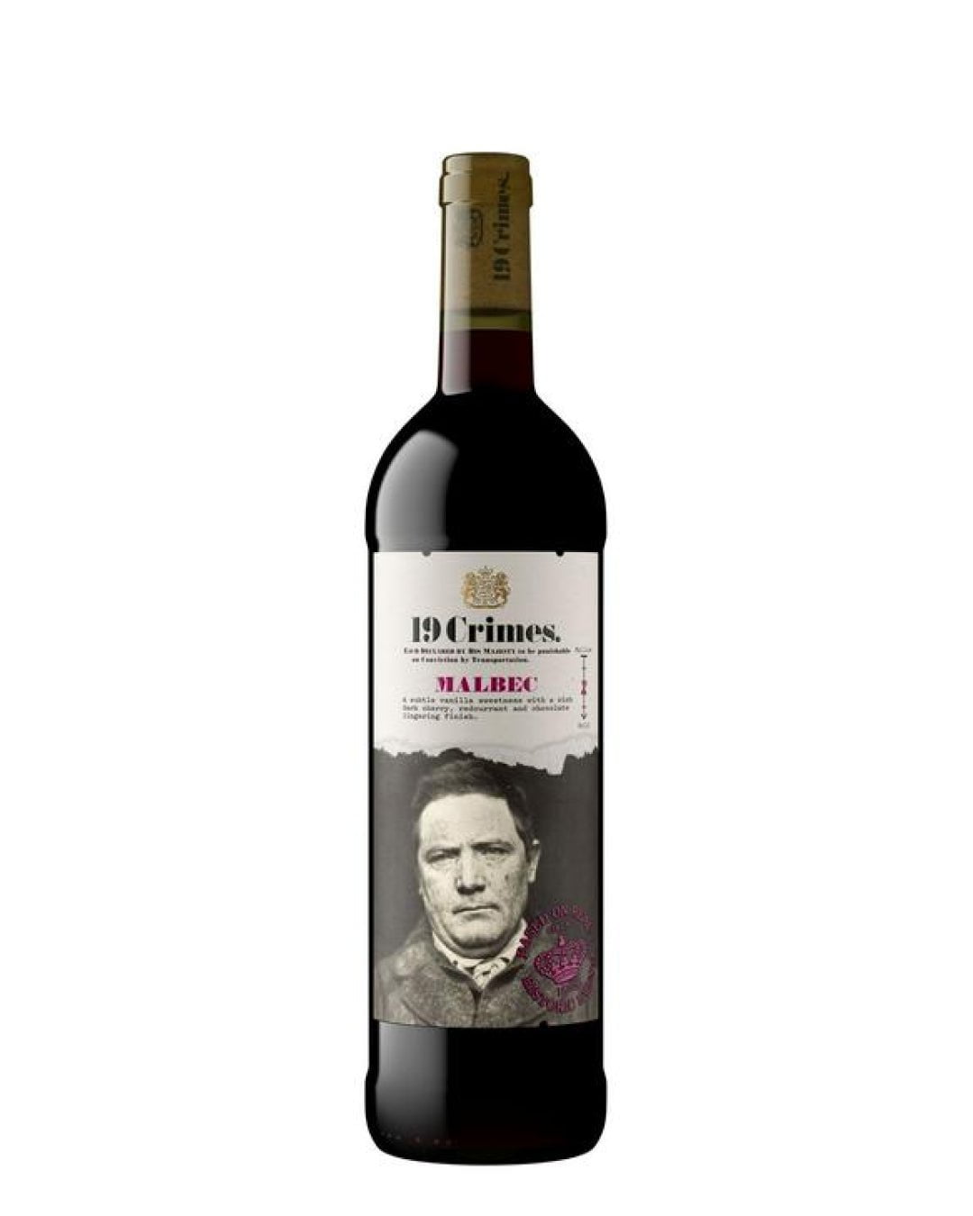 19 Crimes Malbec Red Wine, 75 cl