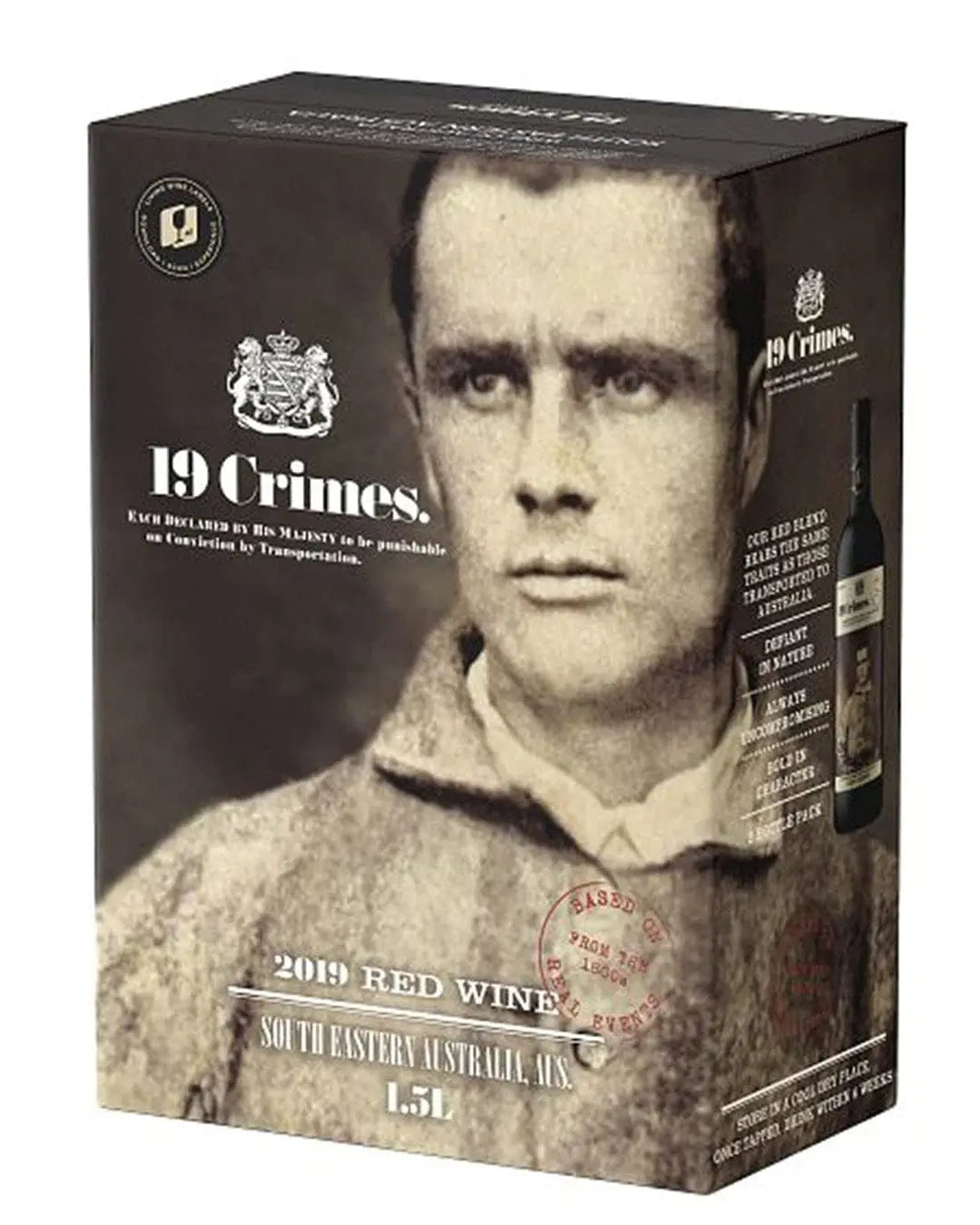 19 Crimes Red Wine Box, 1.5 L