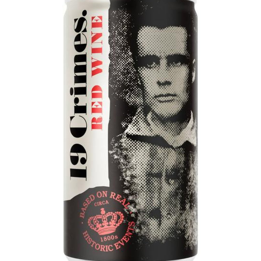 19 Crimes Red Wine Can, 187 ml