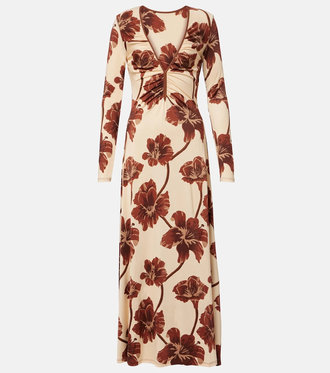 Johanna Ortiz - Floral jersey midi dress