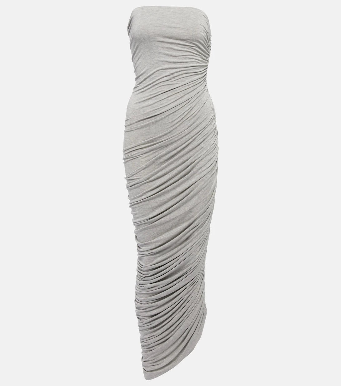 Norma Kamali - Diana ruched jersey maxi dress
