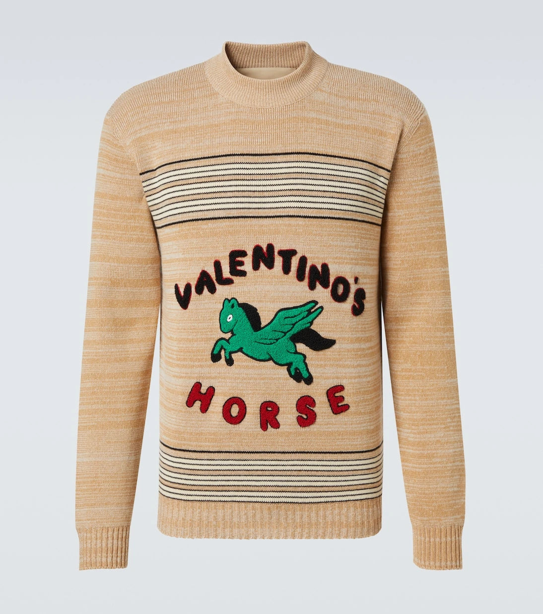 Valentino - Logo wool and cotton sweater