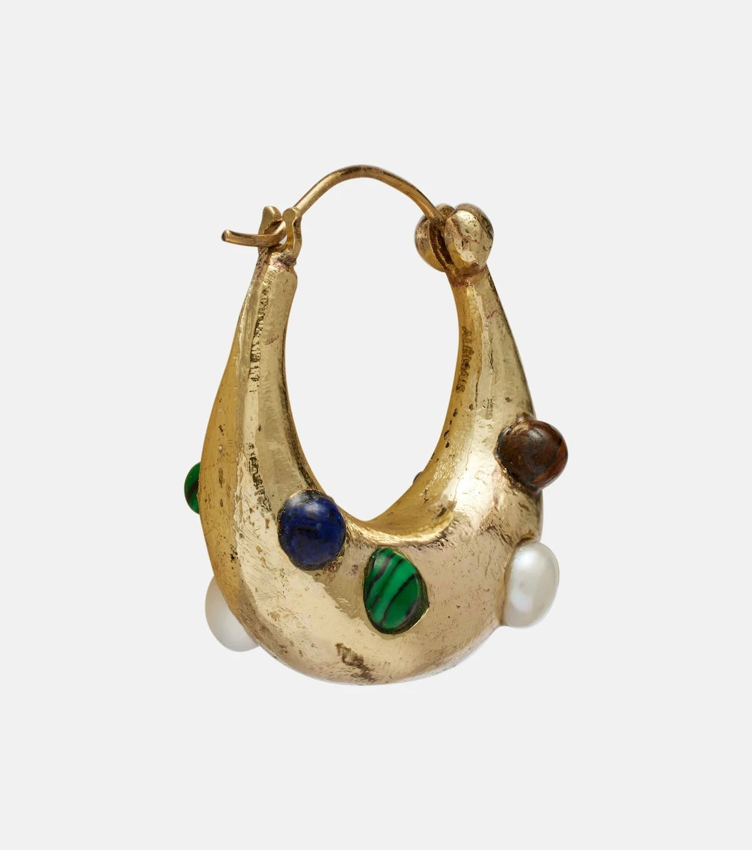 Alémais - Jem Rainbow embellished hoop earrings