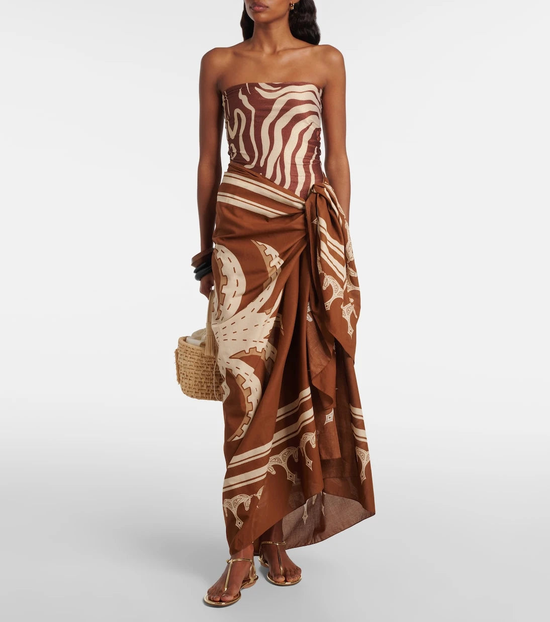 Johanna Ortiz - Cotton printed beach cover-up