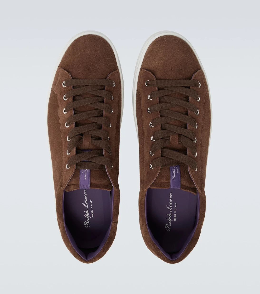 Ralph Lauren Purple Label - حذاء رياضي من الشمواه