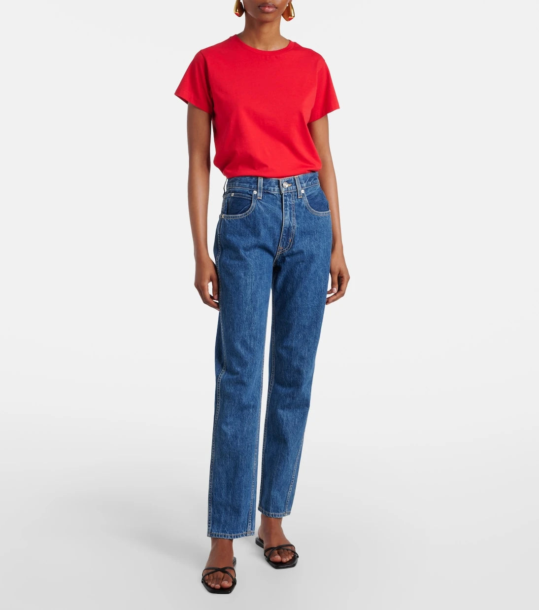 Slvrlake - Virginia Slim high-rise straight jeans