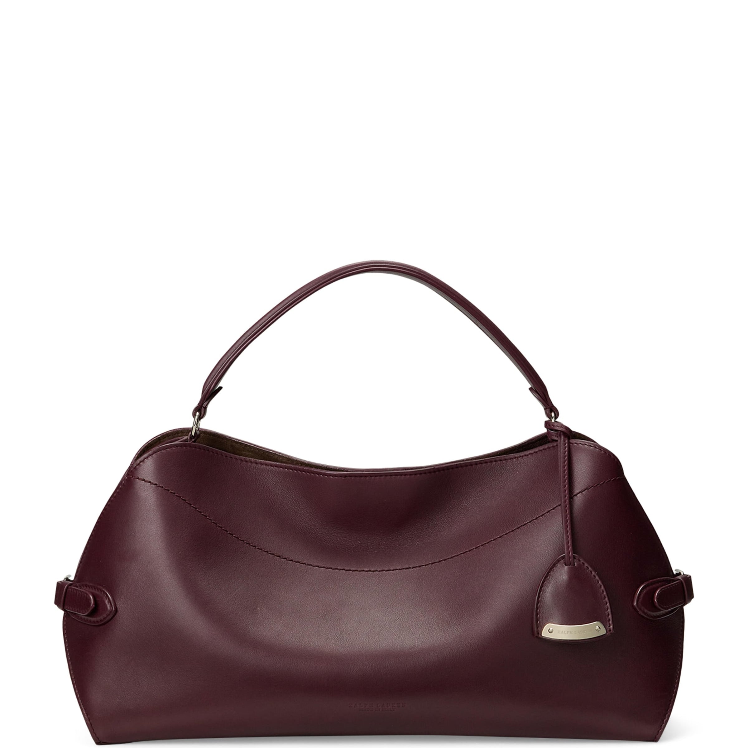 Burgundy Calfskin The Ralph Shoulder Bag