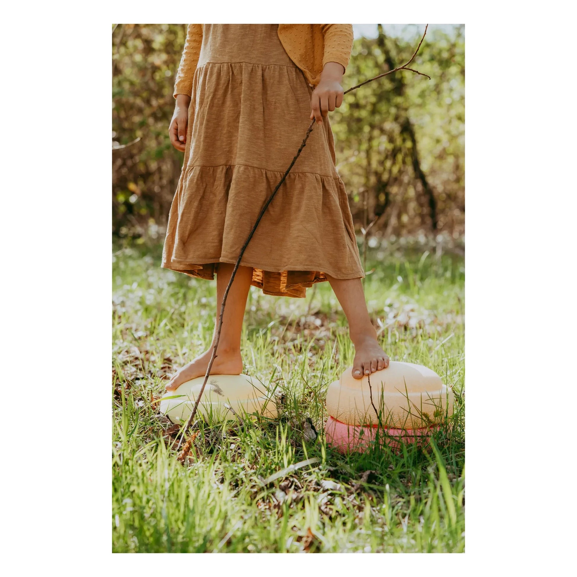 Stapelstein - Original warm pastel | Pastel
