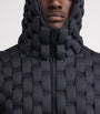 Raxxy Black 3D Down-Filled Woven Puffer Jacket
