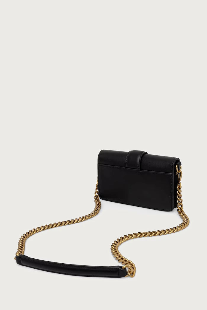 Just Cavalli suni deri kadın crossbody çanta