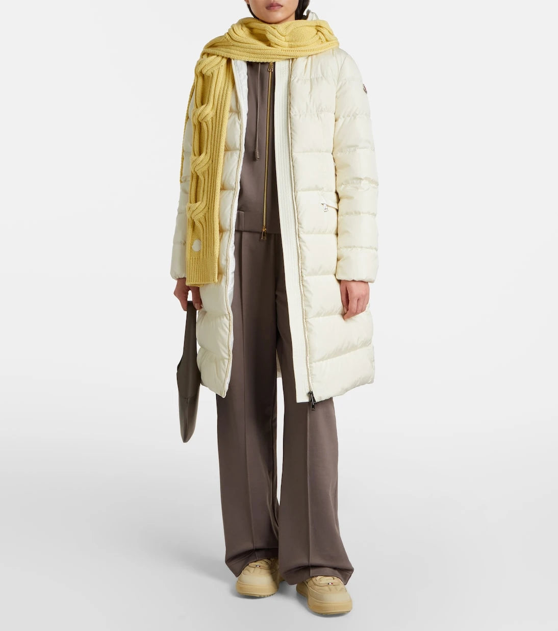 Moncler - Altive leather-trimmed sneakers