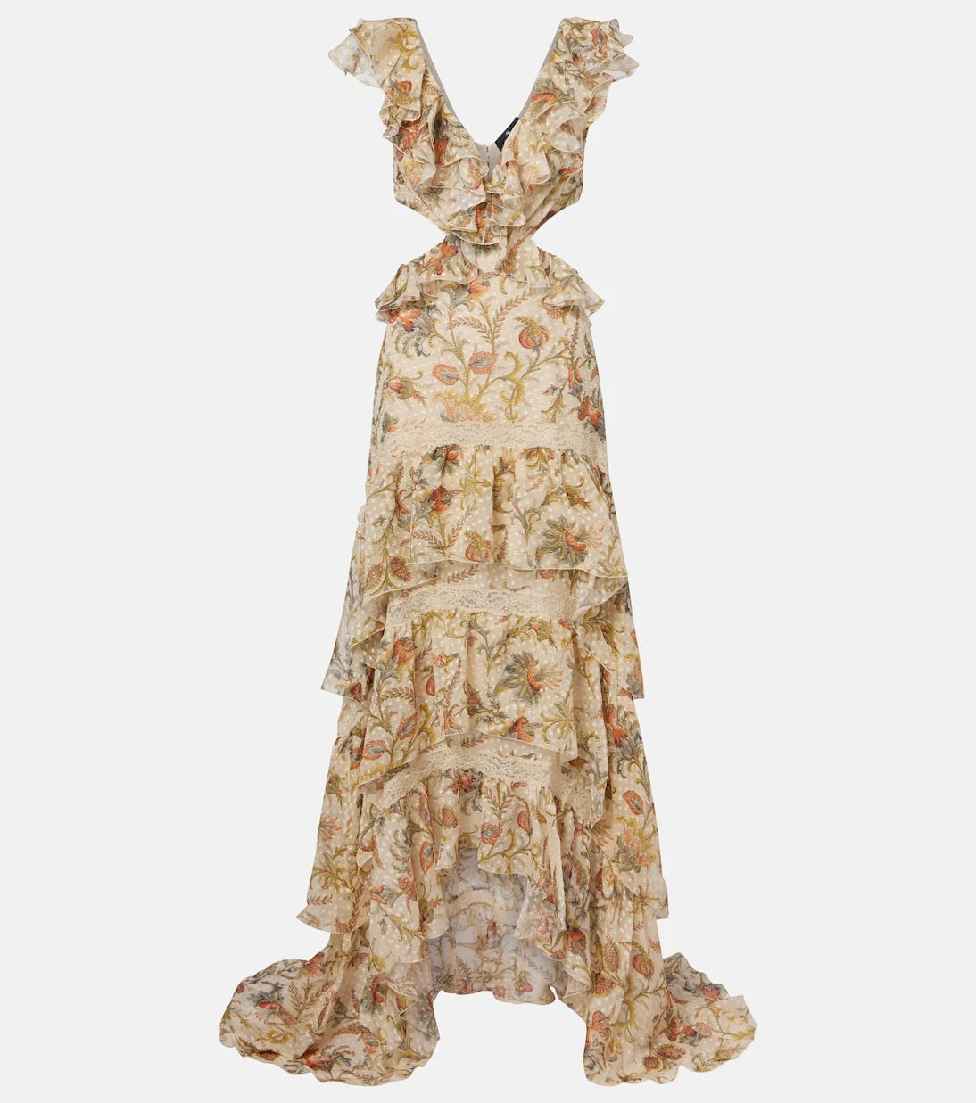 Etro - Printed silk-blend maxi dress