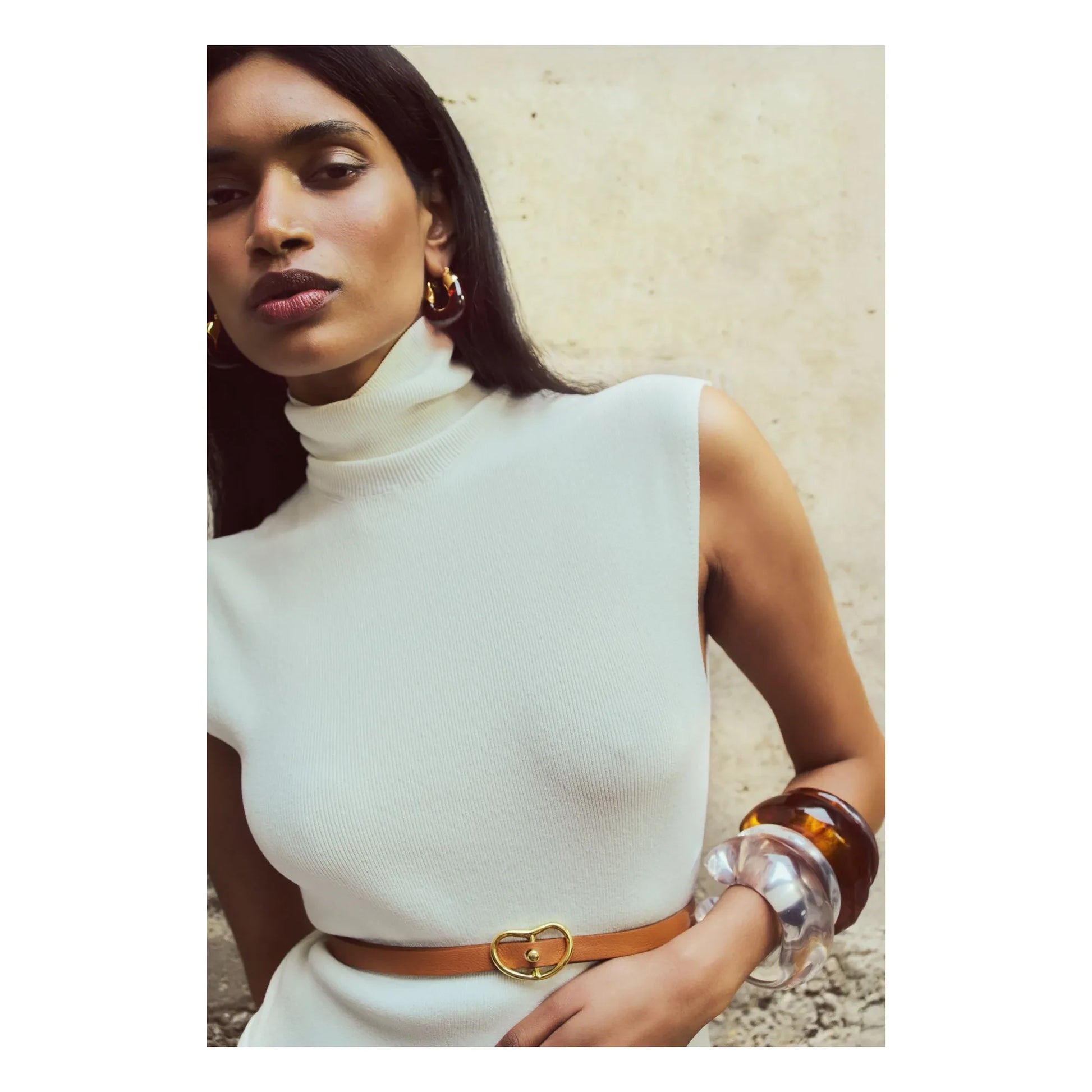 Lizzie Fortunato - Bow bracelet | Brown