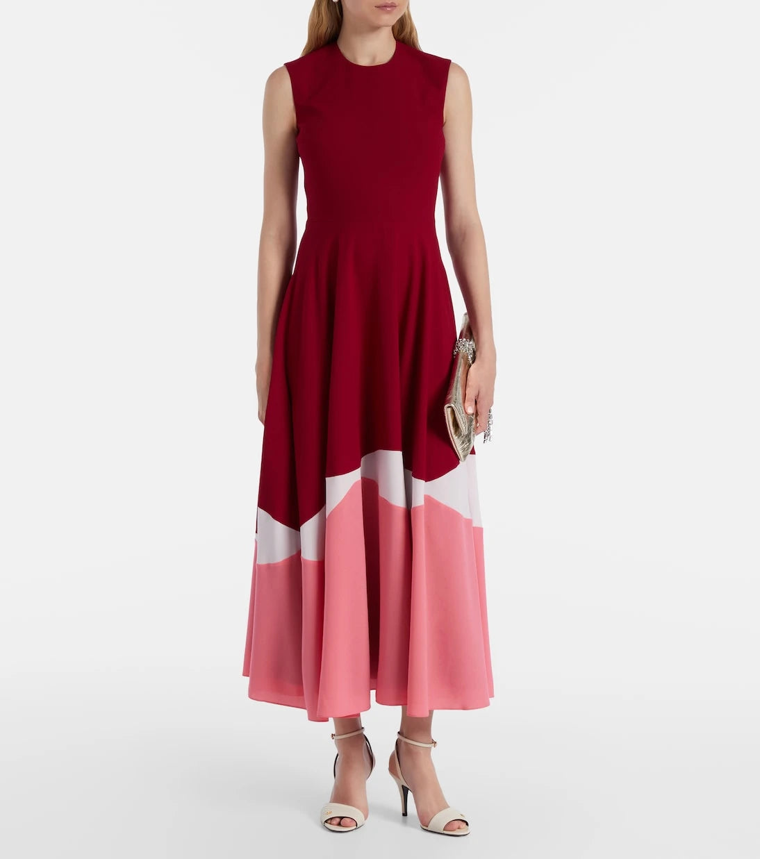 Roksanda - Gradient crêpe cocktail dress