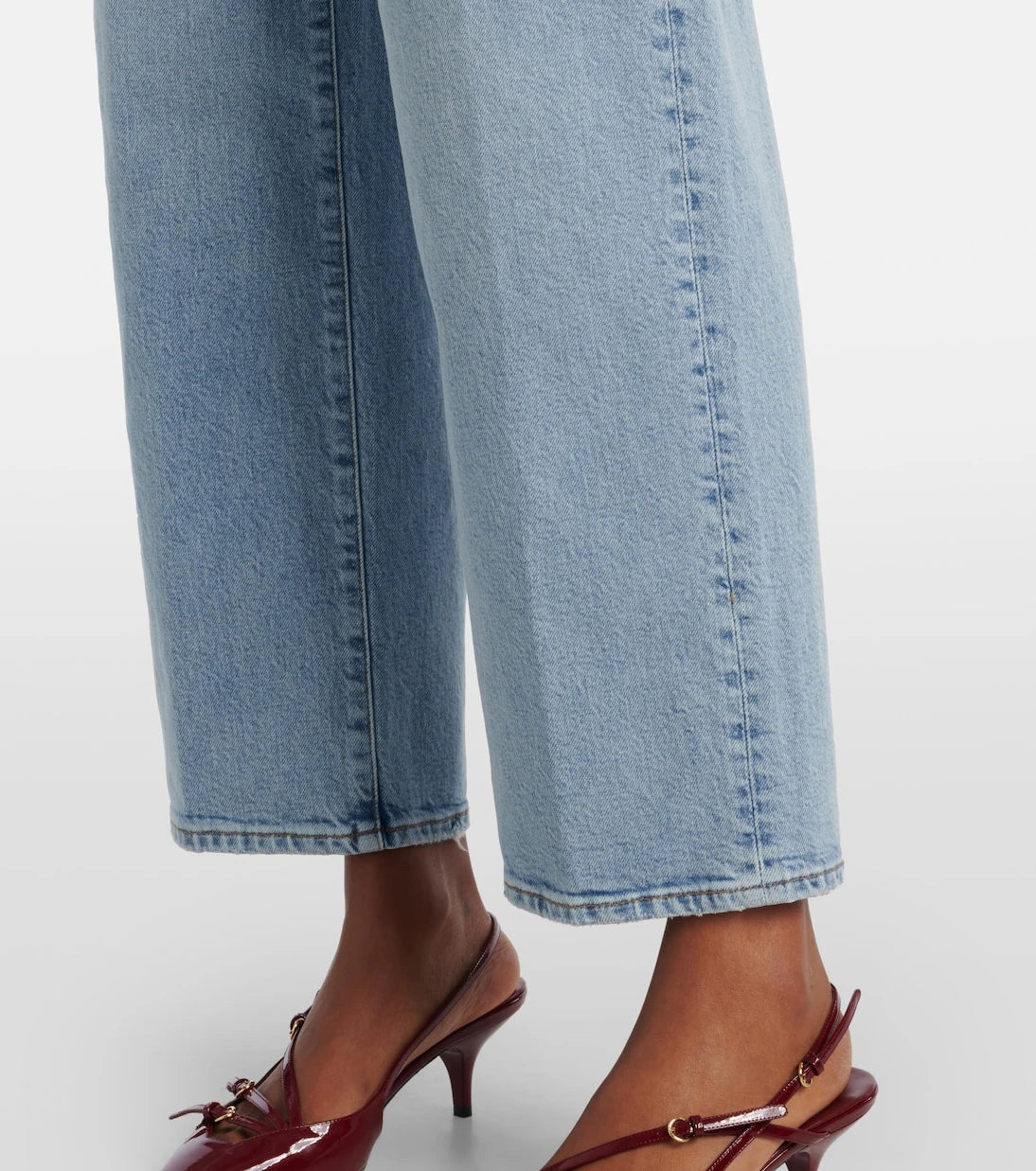 Frame - The Wide high-rise wide-leg jeans