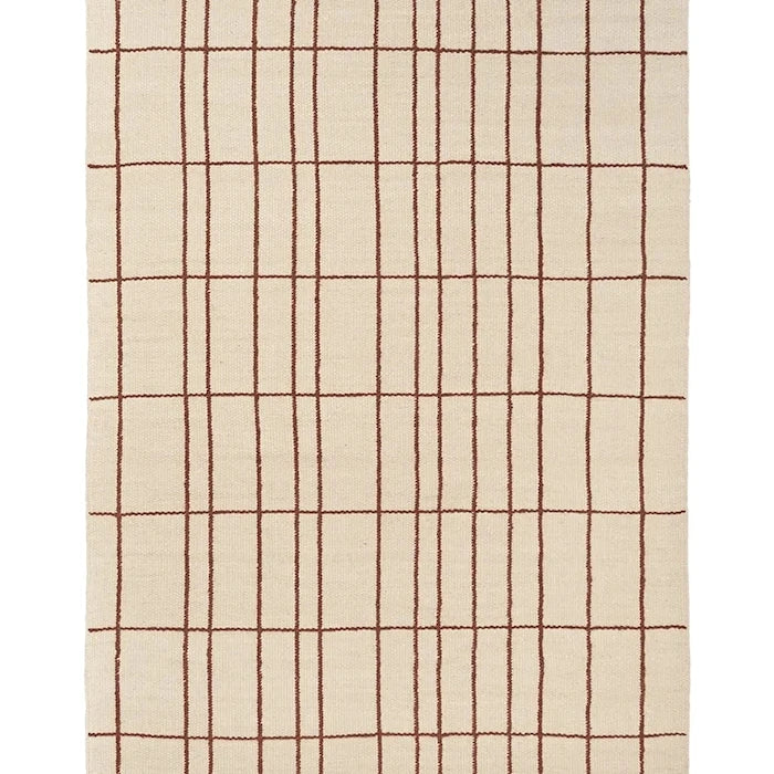 Ferm Living büyük yün halı 140 x 200 cm