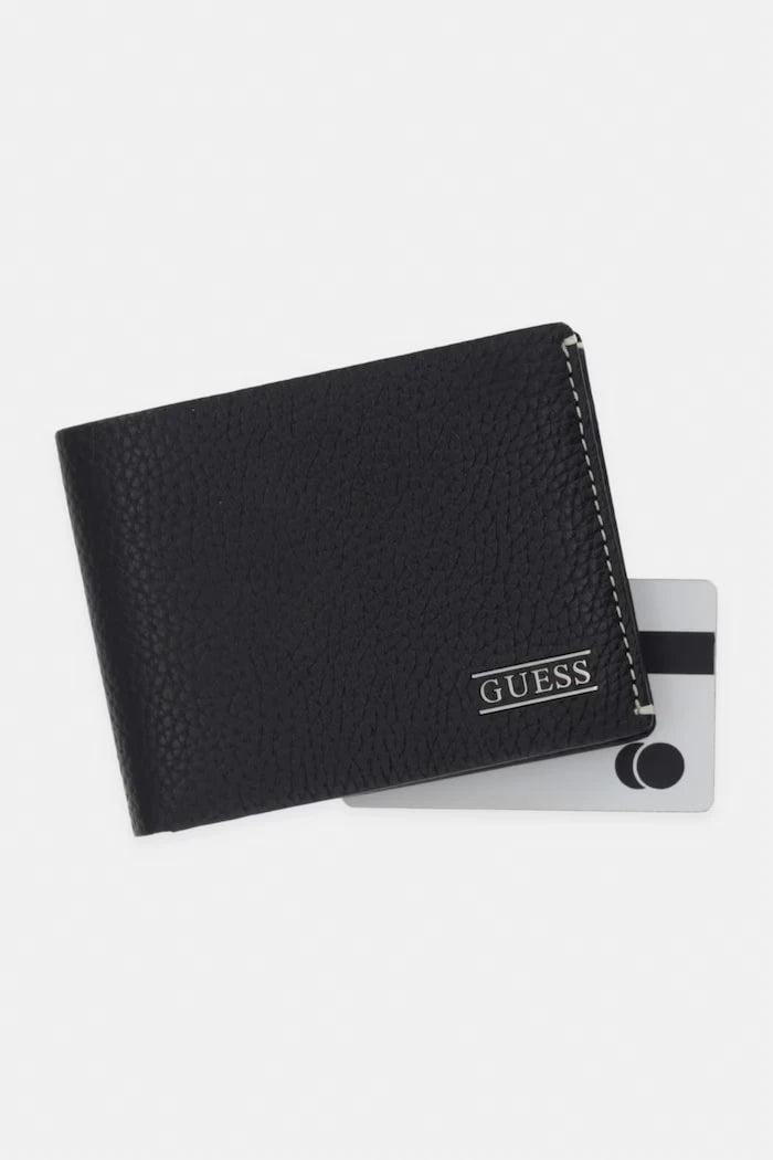 Guess Портфейл мъжки от кожа BOSTON