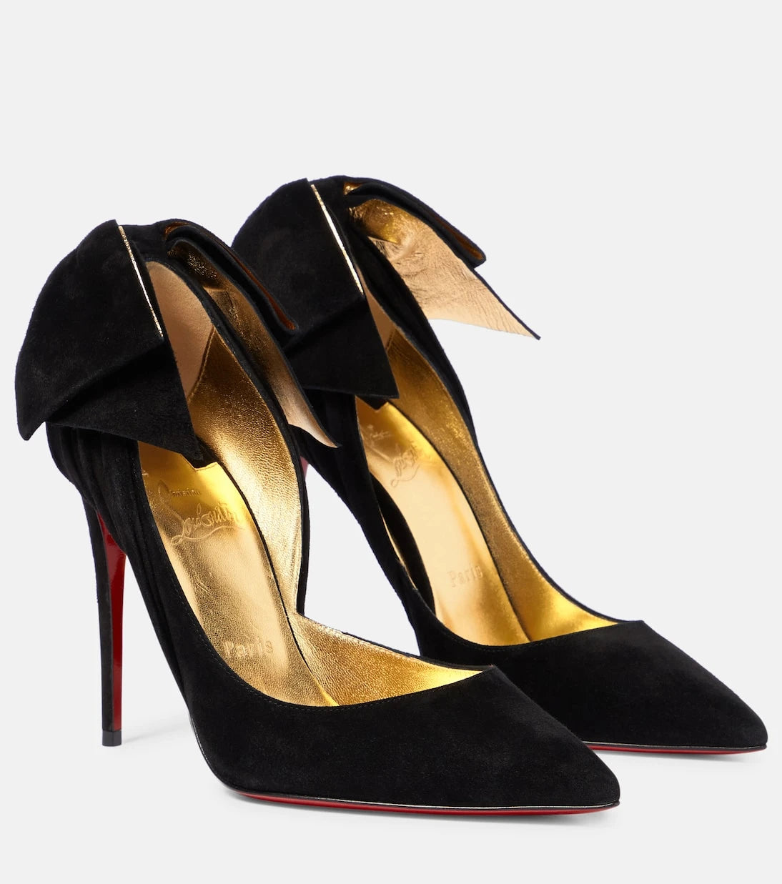 Christian Louboutin - Rabakate 100 suede pumps