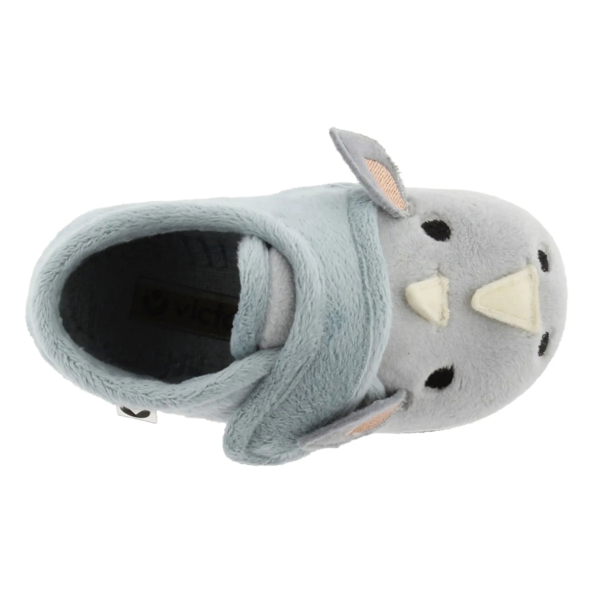 Victoria - Ojalá Rhinoceros slippers | Blue