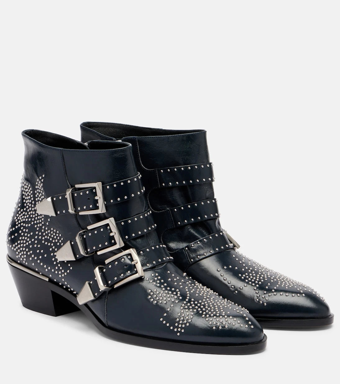 Chloé - Susanna studded leather ankle boots