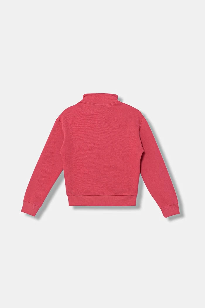 United Colors of Benetton Pamuklu Çocuk Fermuarlı Sweatshirt