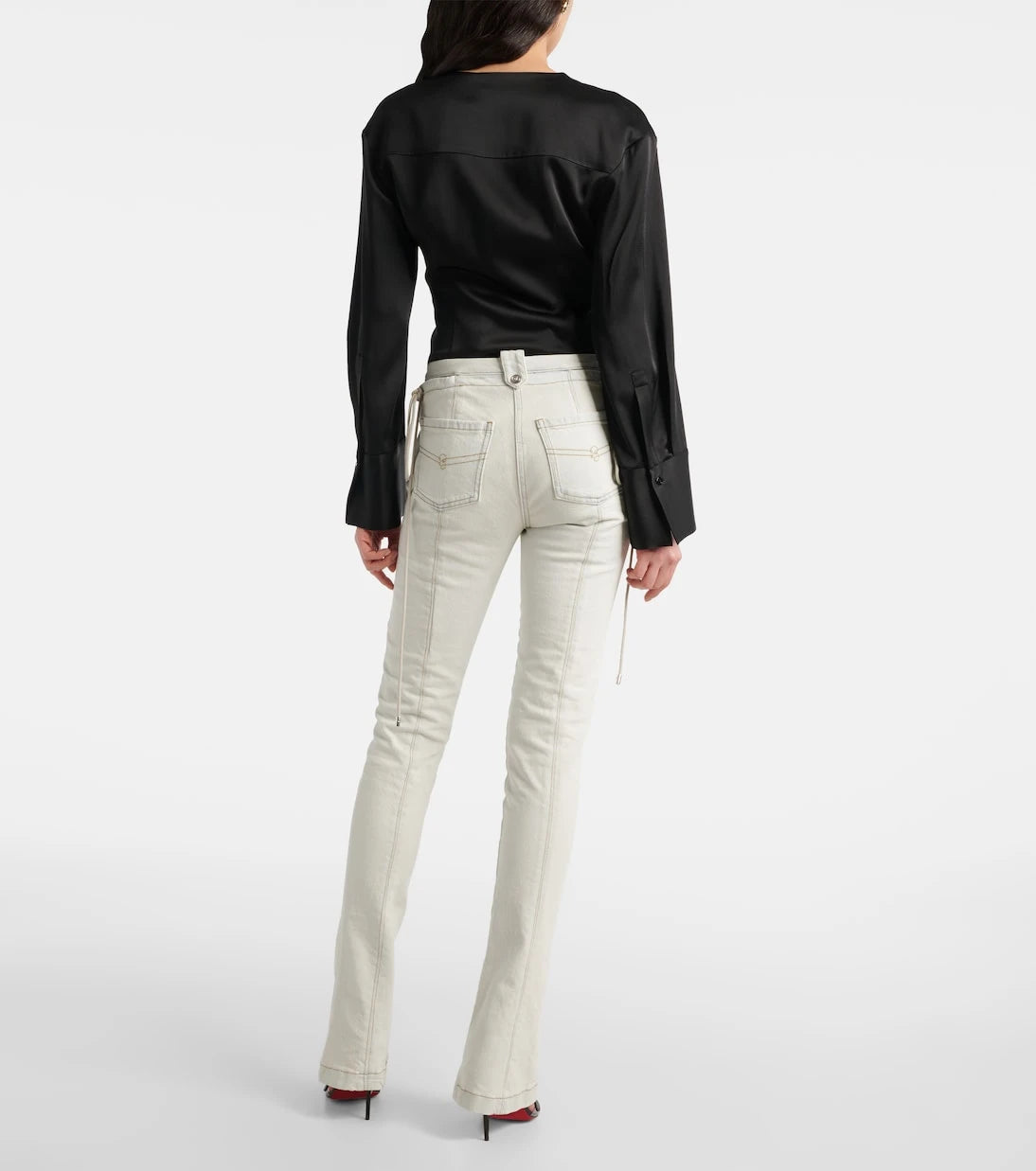 Blumarine - Mid-rise slim jeans