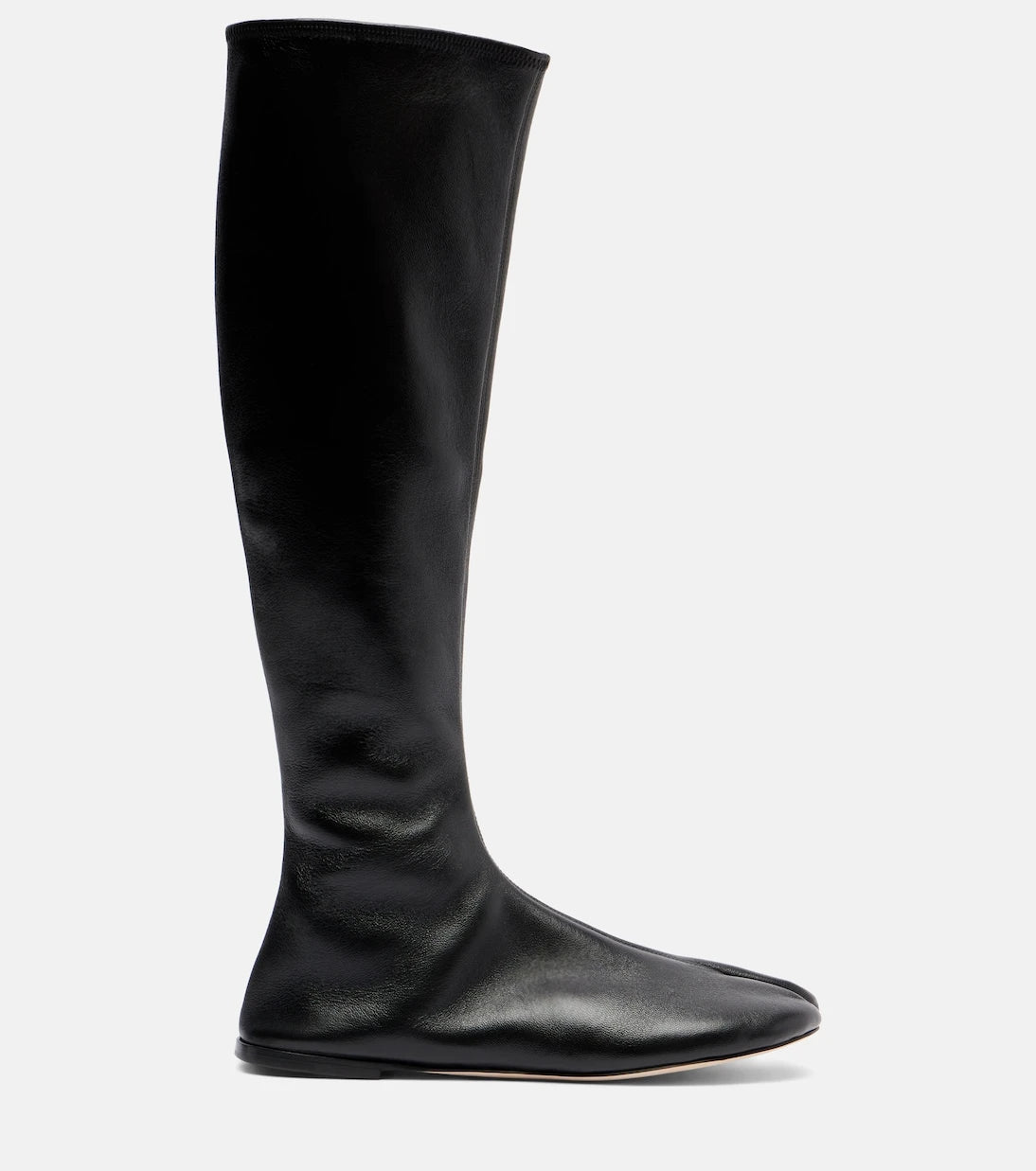 Christen - Tabi leather knee-high boots