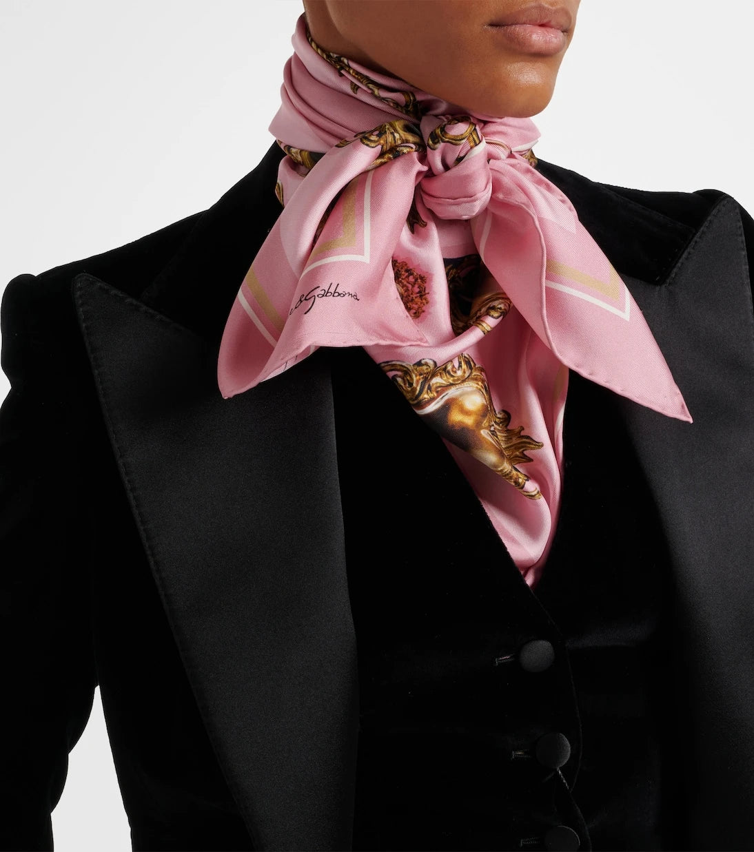 Dolce&Gabbana - Printed silk scarf