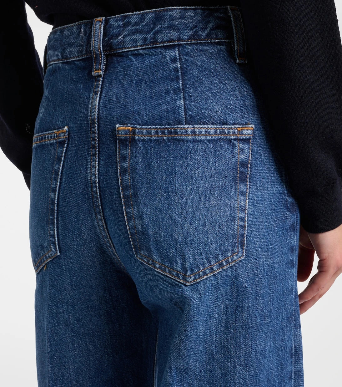 Frame - Slice high-rise flared jeans