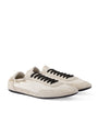 Prada Neutral Re-Nylon-Faux Suede Slip-On Sneakers
