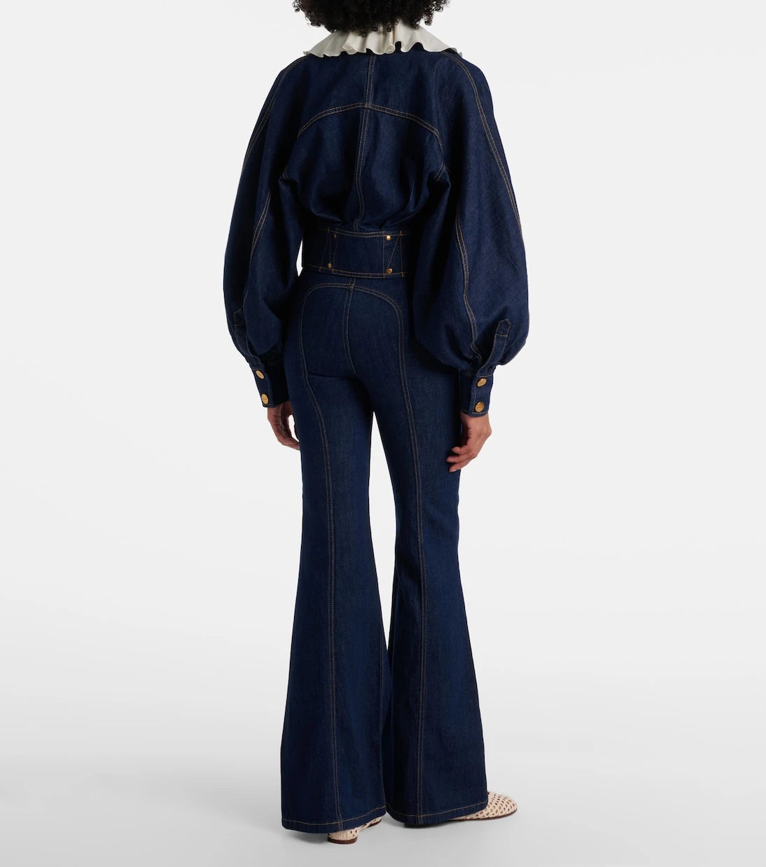 Zimmermann - Luna belted flared jeans