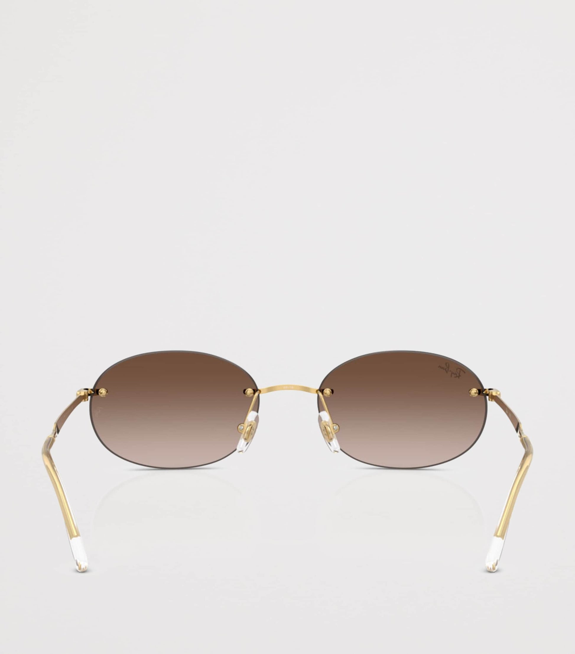 0RB3707 Metal Oval Sunglasses