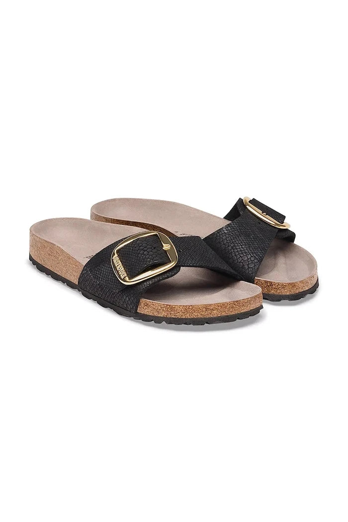 Birkenstock чехли дамски Madrid Big Buckle Synthetics Python