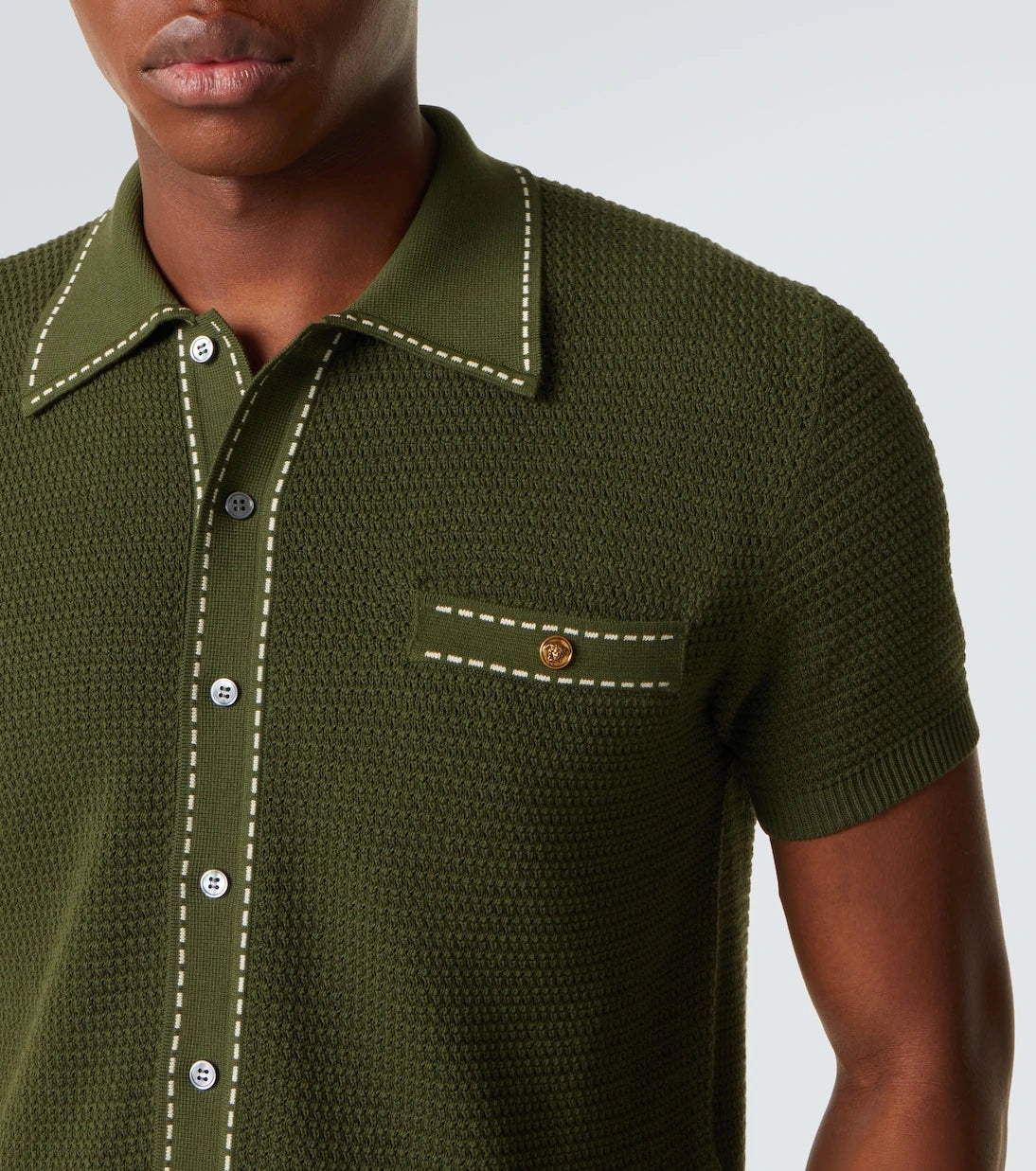 Versace - Medusa cotton polo shirt