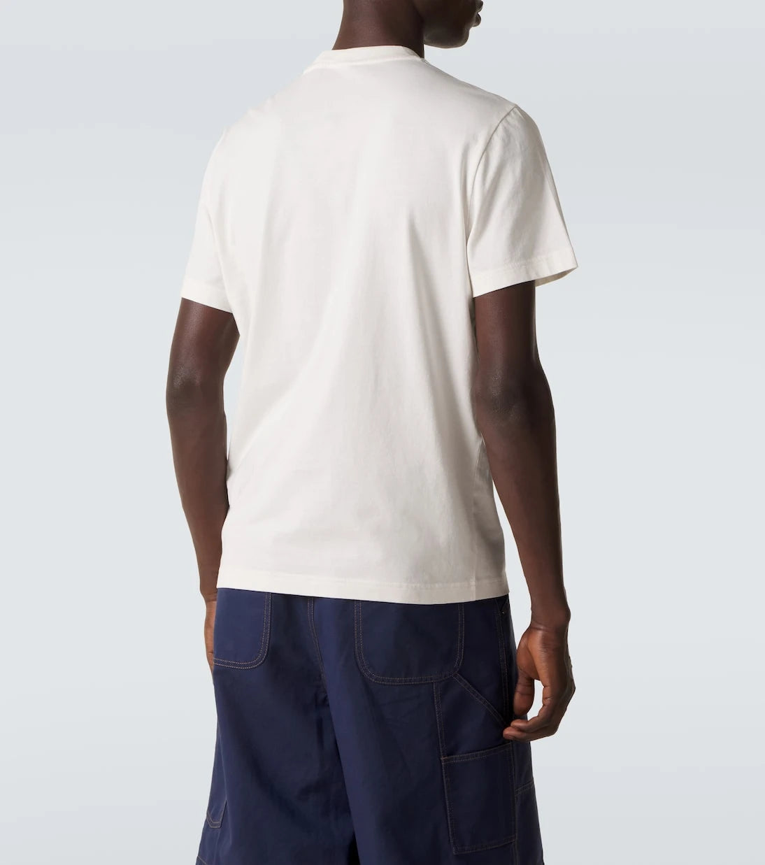 Moncler - Embroidered cotton jersey T-shirt
