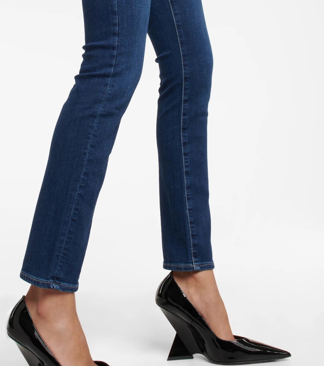 AG Jeans - Mari high-rise slim jeans