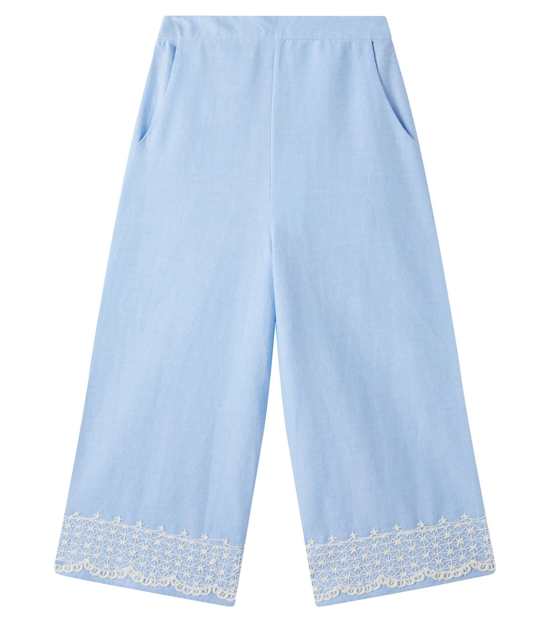 Louise Misha - Florelia embroidered cotton pants