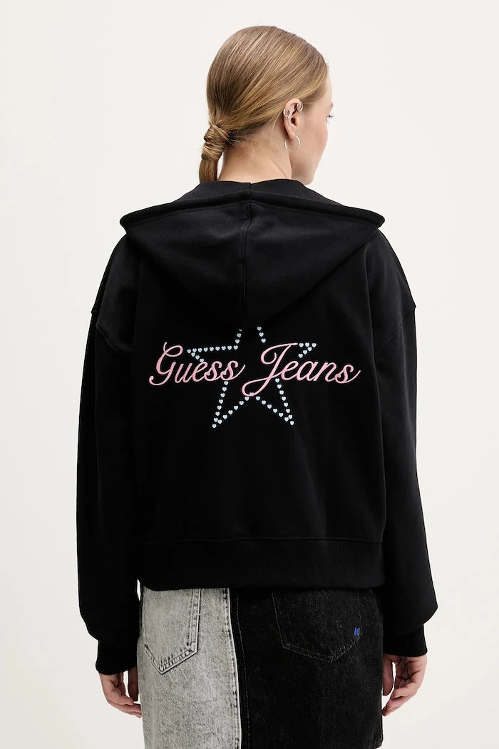 Pamuklu sweatshirt Guess Jeans