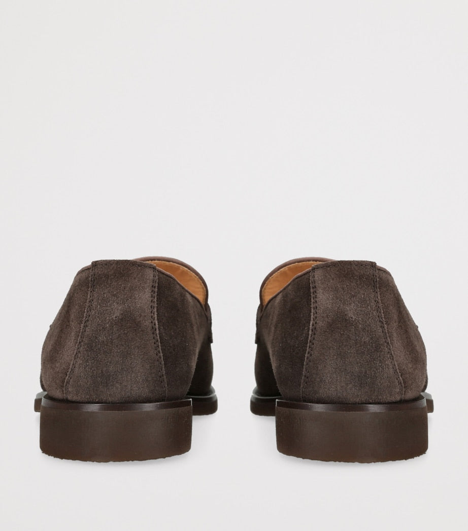 Suede Penny Loafers