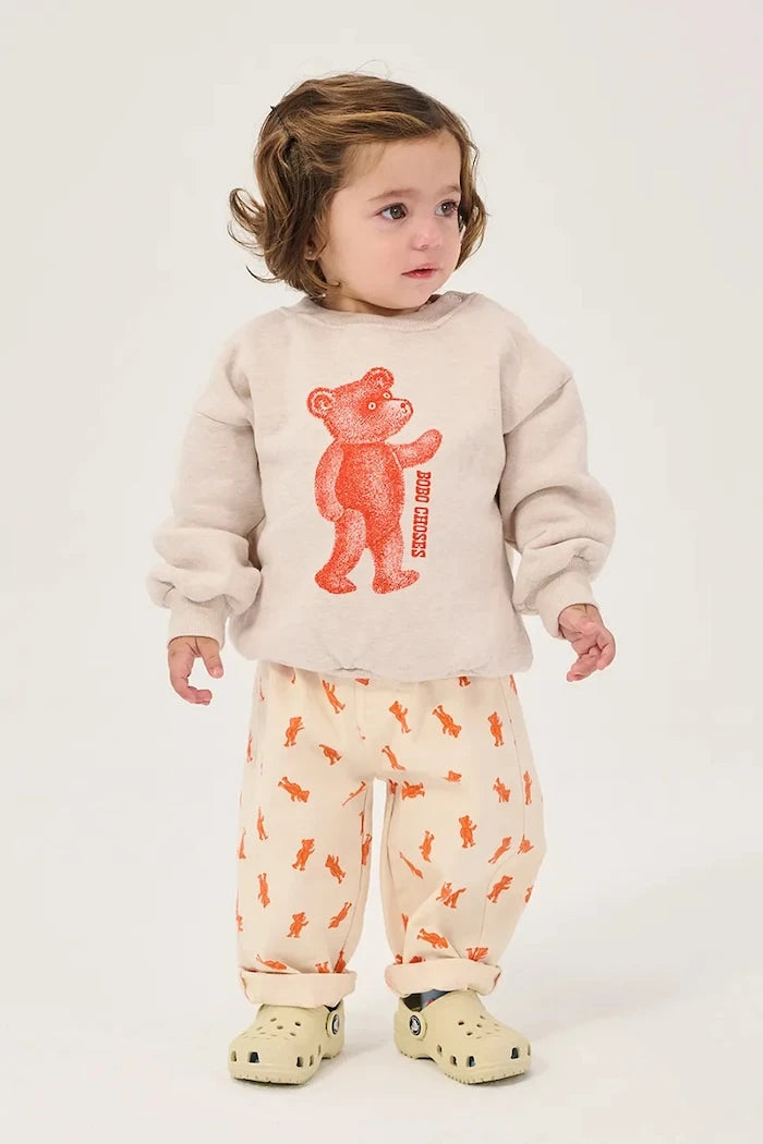 Bobo Choses çocuklar için pamuklu oversize sweatshirt Softpaw Monster
