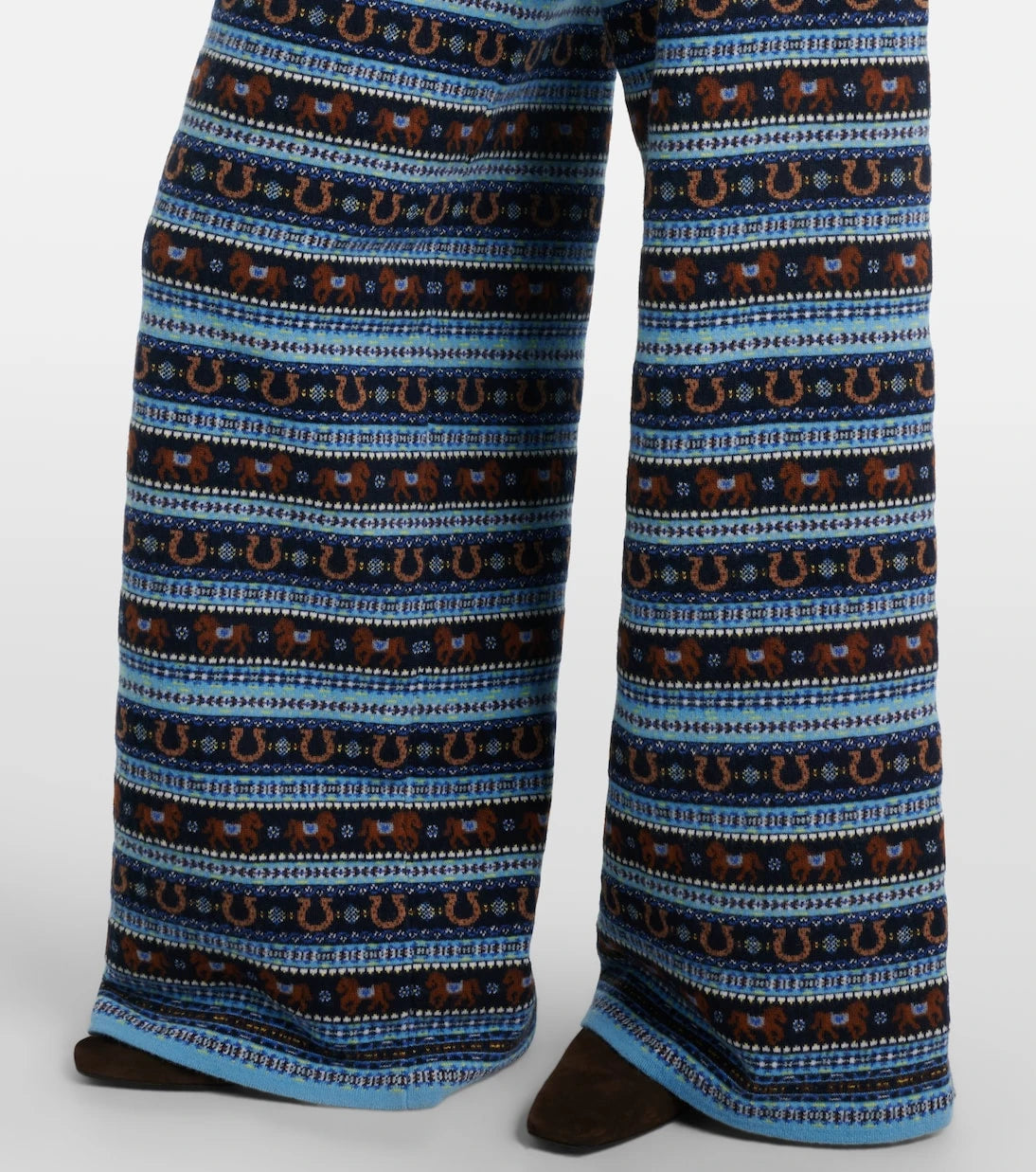 Stella McCartney - Knitted virgin wool straight pants